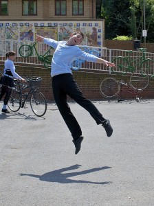 Image of Terry O'Donovan jumping