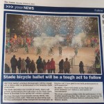 Image from the Hastings Bicycle Ballet with article