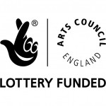 logo for Arts Council England, Lottery Funding