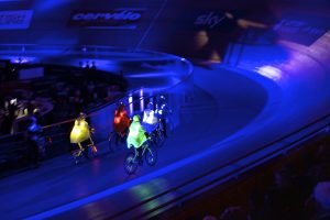 Bicycle Ballet in the London Velodrome © Raysto Images